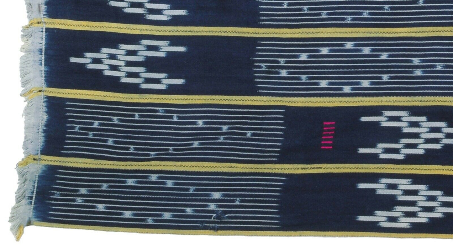 Decoración textil de tela hecha a mano Baule de Costa de Marfil tejida a mano africana vintage - Tribalgh