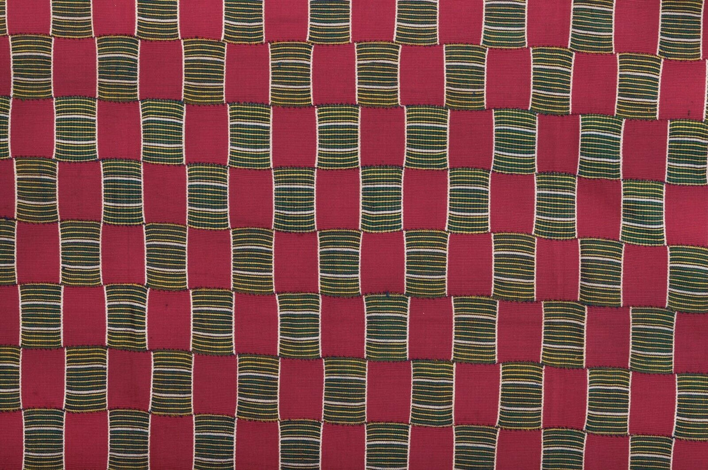 RARE African Ewe Kente Ghana Volta handwoven ceremonial Ethnic cloth textile - Tribalgh