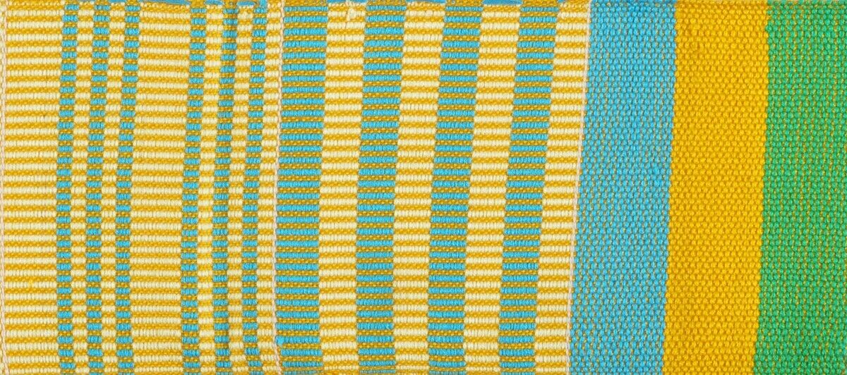 African Kente fabric Ghana sash handwoven scarf stole cloth Ashanti handwoven - Tribalgh