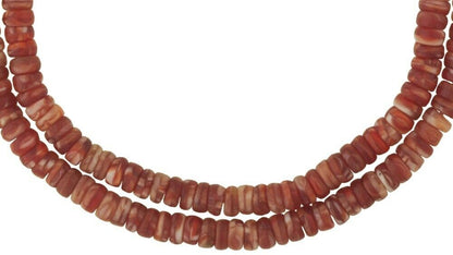 African trade beads old Bohemian Czech molded glass strand Africa Ghana - Tribalgh