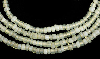 Vintage Opalescent Venetian 3 mm Seed Beads Strand – Old Drawn Trade Beads