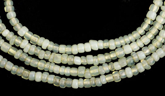 Vintage Opalescent Venetian 3 mm Seed Beads Strand – Old Drawn Trade Beads