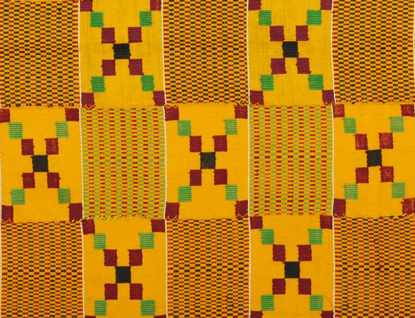 Afrikanisches Kente handgewebtes Tuch Ashanti handgemachtes Heimtextilien Textil Ghana - Tribalgh