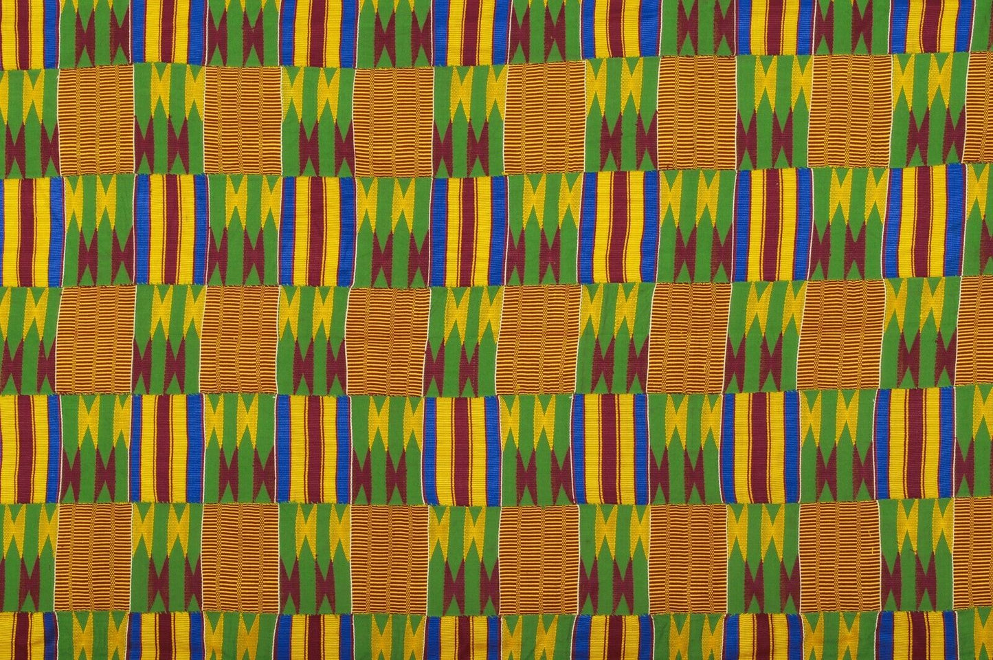 Old African Kente Ghana handwoven cloth Ashanti Asante Akan textile weaving Art - Tribalgh