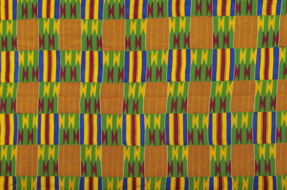 Старая африканская ткань ручной работы Кенте Гана Ашанти Асанте Акан текстильного ткачества искусства - Tribalgh