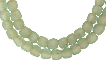 Translucent Bottle Glass Beads - African Trade Beads From Ghana - alternate view