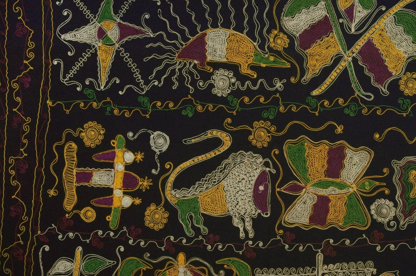 ТКАНЬ ВЕЛИКОГО Акунитан Гана Ашанти Африканская ткань ткань Этнический Племя - Трибалг