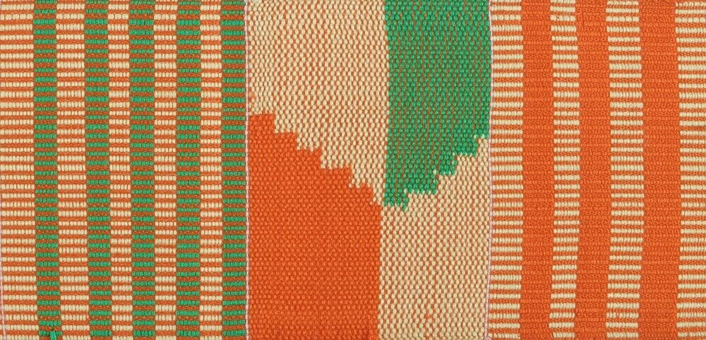 Kente African Stola Tuch handgewebter Schal Ashanti Afrikanischer Stoff neu Art Textil - Tribalgh