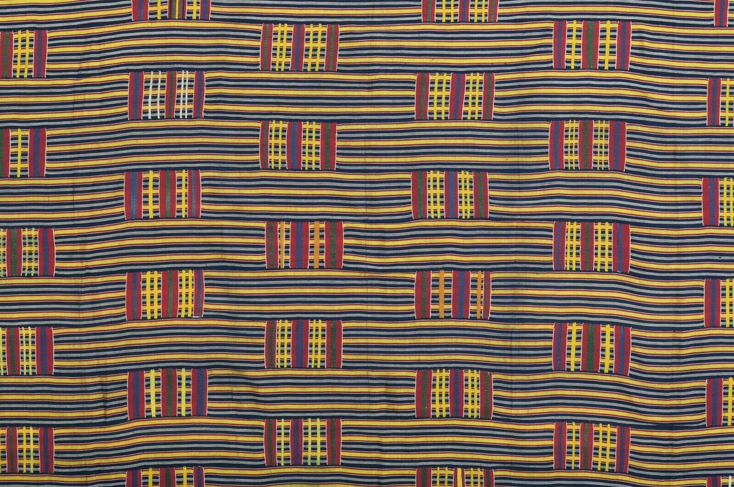 Ewe Ghana Kente Cloth Old African hand woven textile home Art decoration - Tribalgh