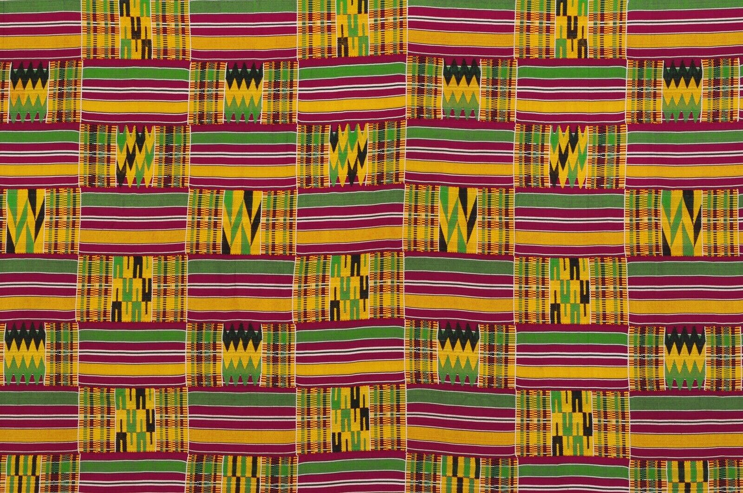 RARO DISEÑO Tela africana Kente tejida a mano Ashanti Asante Akan textil Ghana - Tribalgh