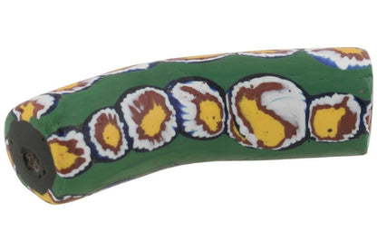 Antique Venetian Elbow Millefiori Bead - Rare Glass Trade Bead - alternate view