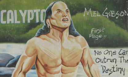 Αφίσα ταινίας Apocalypto ζωγραφισμένη στο χέρι στην Γκάνα