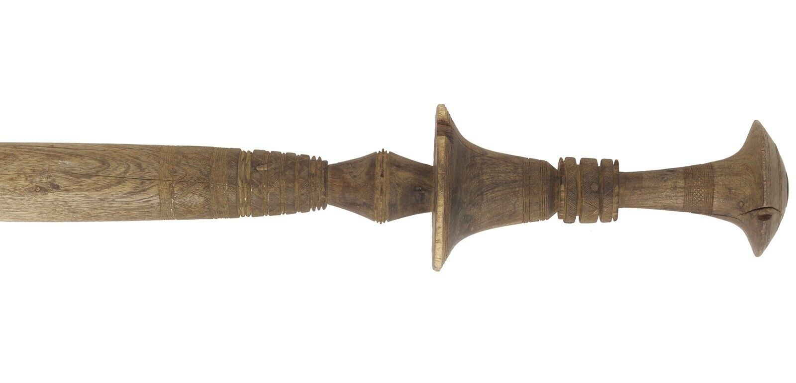 Tuareg wooden tent post pole African authentic Art old Sahara nomad Niger Mali - Tribalgh
