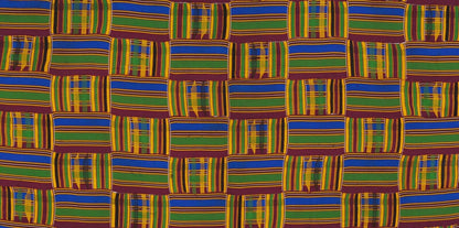 Ashanti Kente handgewebtes Tuch Asante African Akan Heimtextilien Textil Ghana - Tribalgh
