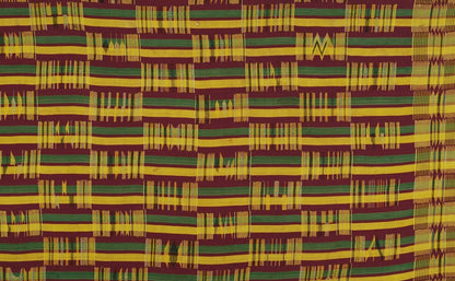 Ashanti Kente tela tejida a mano Asante African Akan decoración del hogar textil Ghana - Tribalgh
