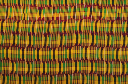 Ashanti Kente Ghana handgewebtes Tuch Asante afrikanisches handgemachtes Dekorationstextil - Tribalgh
