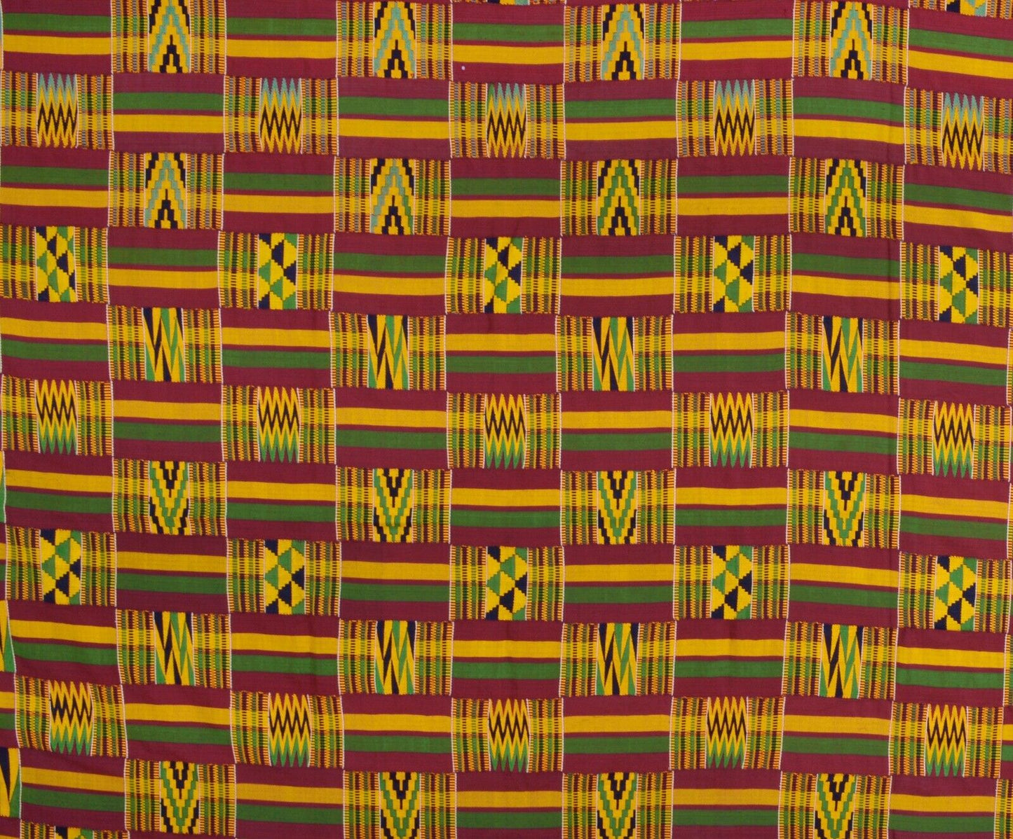 Kente African Ashanti Asante Akan handgewebtes Tuch Ghana Wanddekoration Art - Tribalgh