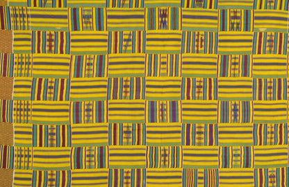 Ashanti Kente tela tejida a mano Asante African Akan decoración del hogar textil Ghana - Tribalgh
