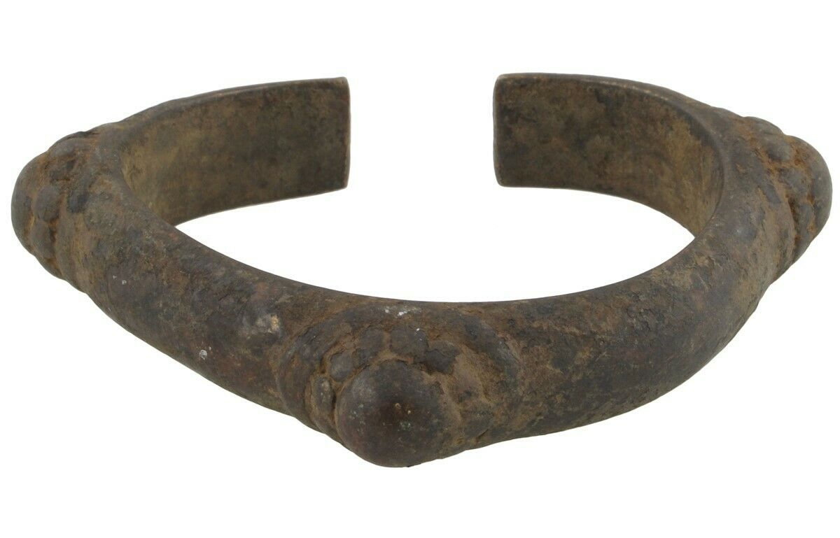 Old African brass bronze bracelet currency Fulani Ashanti Ghana Burkina Faso - Tribalgh
