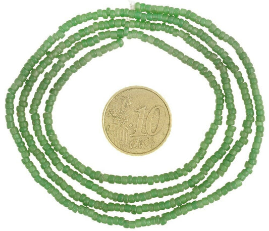 Rare Old Venetian 2 mm Seed Trade Bead Strand – 68 cm Tiny Drawn Glass