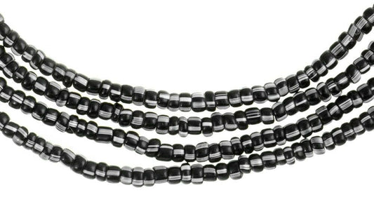 Old Venetian Tiny 2 mm Seed Glass Trade Beads Strand – 27″