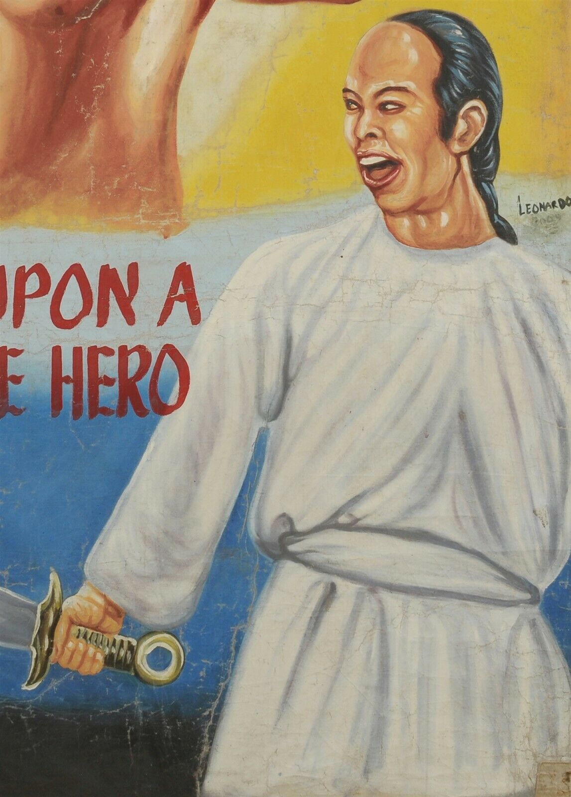 Poster Ghana Hand Painting African art movie cinema Once Upon A Chinese Hero - Tribalgh