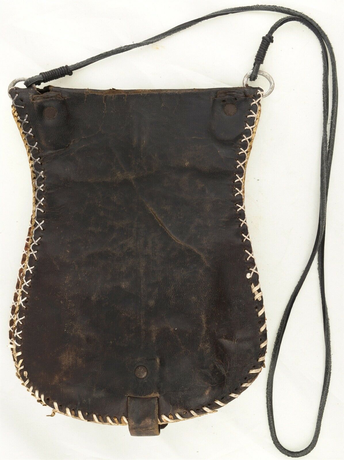 African Tuareg leather wallet purse handmade Sahara Niger Nigeria Mali Art - Tribalgh