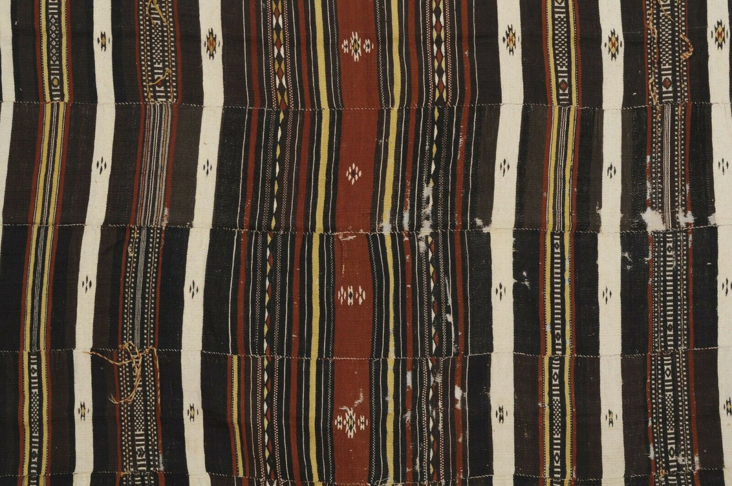 RARE Old Arkilla Kerka African cloth Art Fulani wedding blanket Mali - Tribalgh