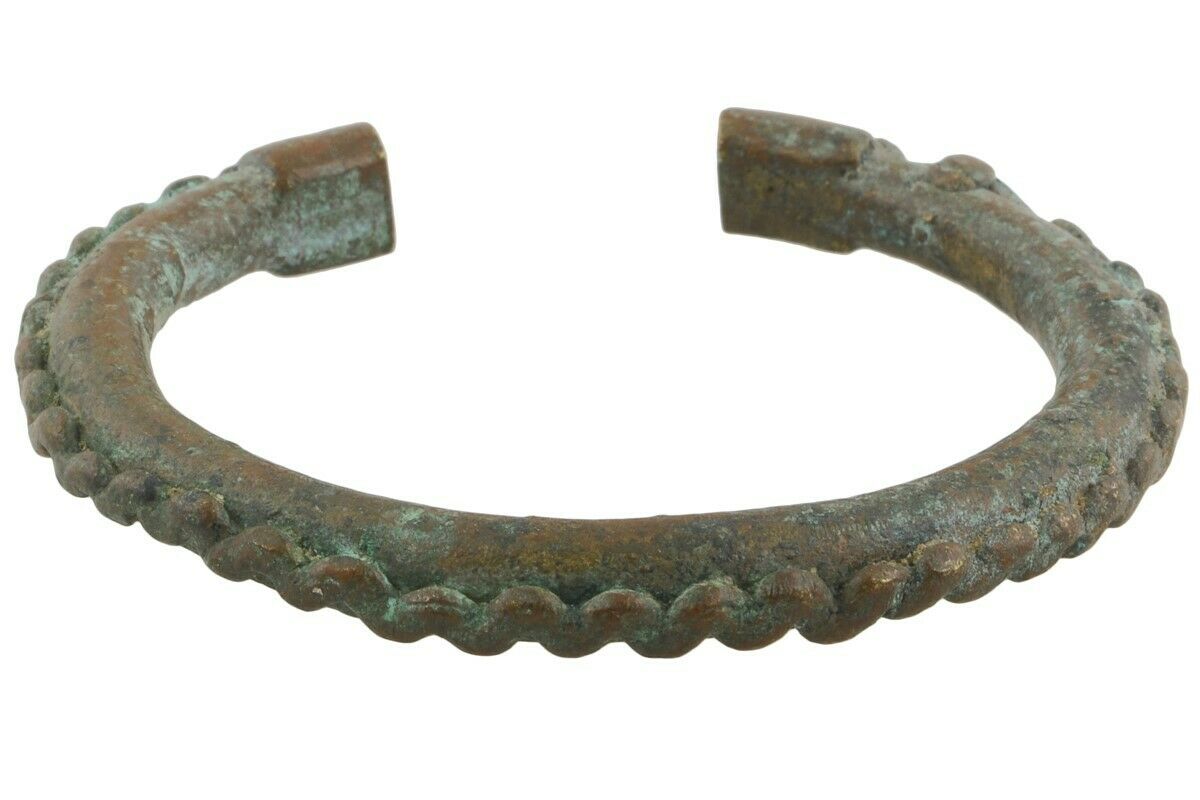 African old brass bronze bracelet currency Akan Fulani Ghana / Burkina Faso - Tribalgh