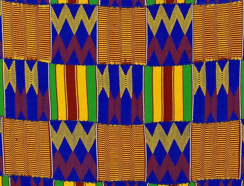 Kente African Ashanti Asante handgewebtes Tuch Art Ghana Akan Wanddekoration Art - Tribalgh