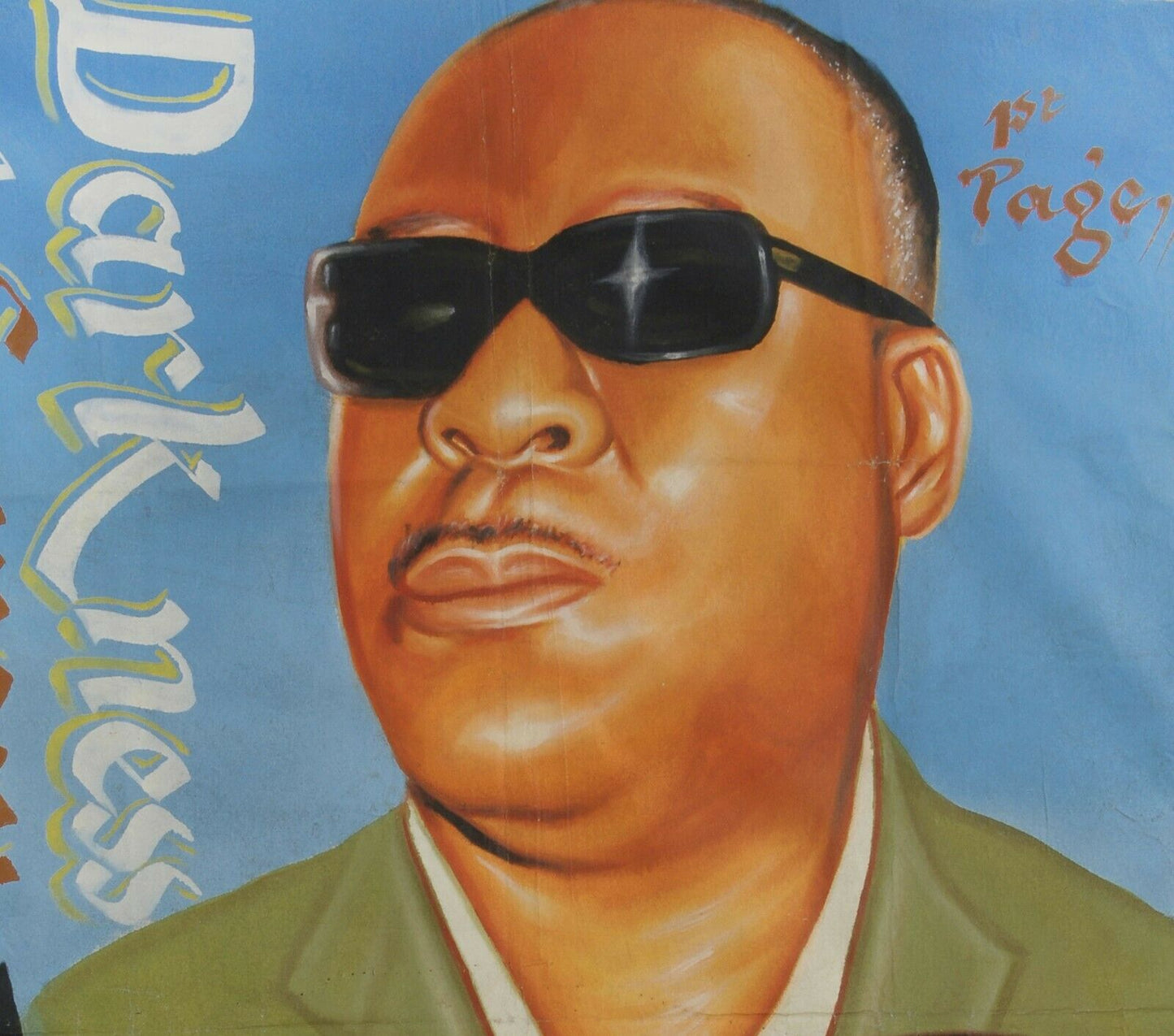 Αφίσα ταινίας Κινηματογράφου Αφρικανικός ζωγραφισμένος καμβάς σπίτι Γκάνα ΣΚΟΤΑΔΙ ΑΝ ΘΛΙΨΗ 2 - Tribalgh