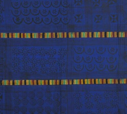 Ткань Адинкра африканские символы Гана ткань ашанти ручной штамповки искусства Западной Африки - Трайбалг