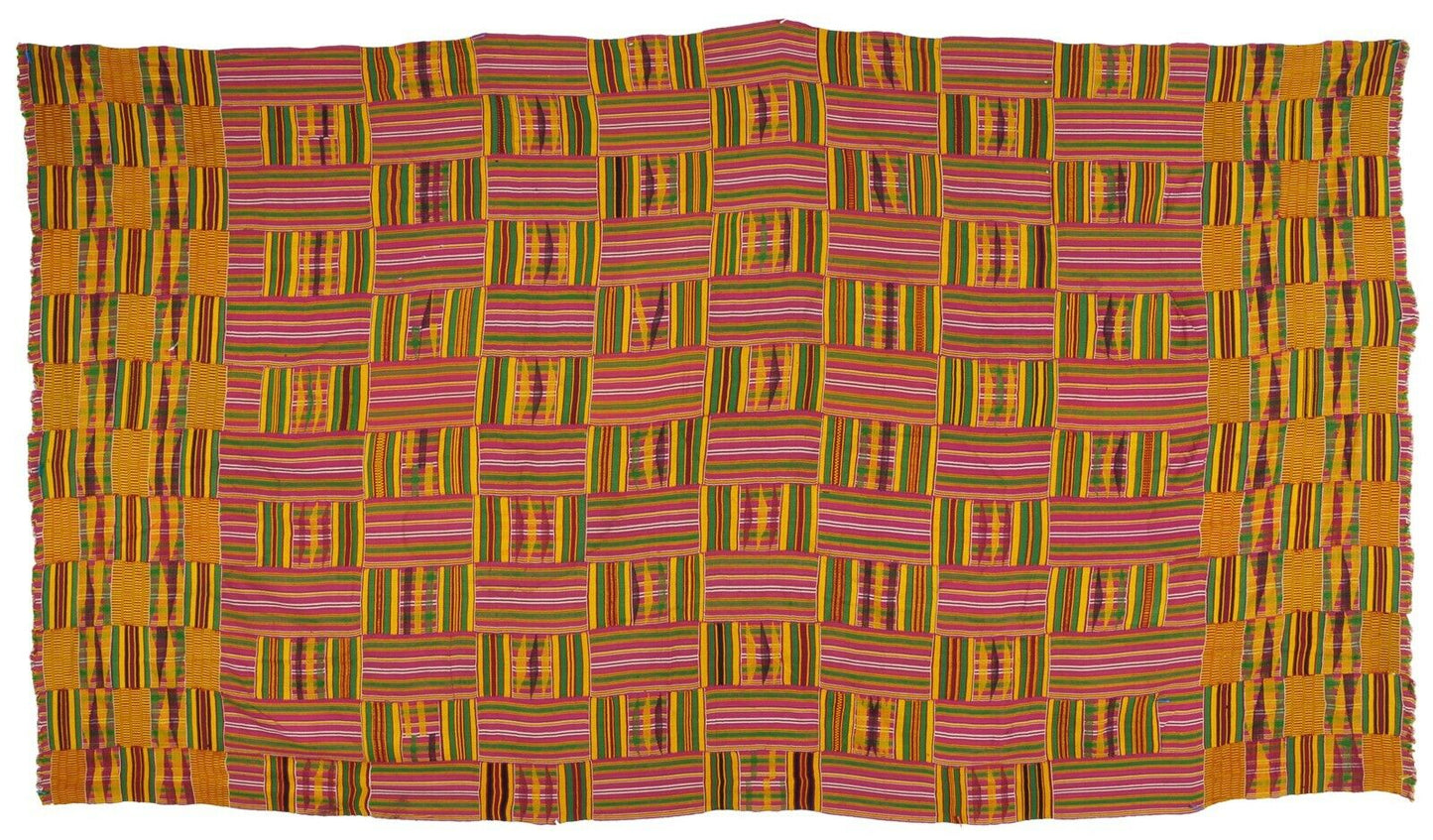Kente χειροποίητο ύφασμα African Ashanti Art Ghana - Tribalgh