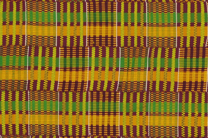 Vintage Handwoven Ashanti Kente, Woman Size 75½″×43½″ – Ghana Cloth