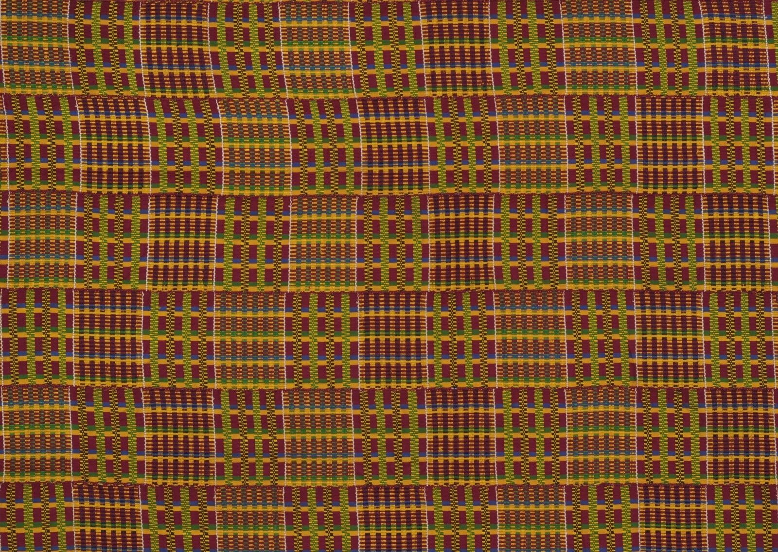 Σπάνιο παλιό χειροποίητο ύφασμα Kente Γκάνα Αφρικανική Ashanti Asante Διακόσμηση σπιτιού - Tribalgh