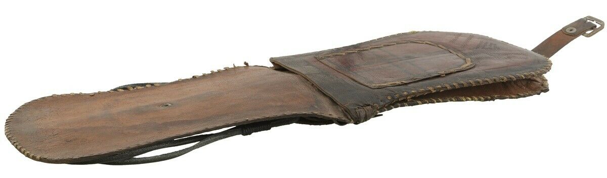 Старый кожаный кошелек туарегов кошелек Африканская Сахара Нигер Нигерия Мали Искусство ручной работы - Трайбалг