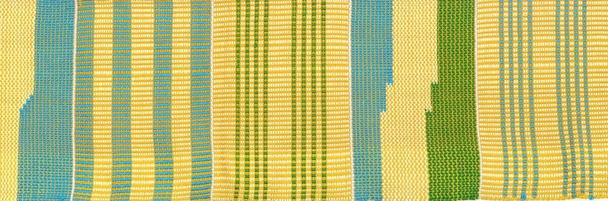 Echarpe Kente Ghana étole tissée à la main en tissu africain Tissu Ashanti fait main Sash Art - Tribalgh