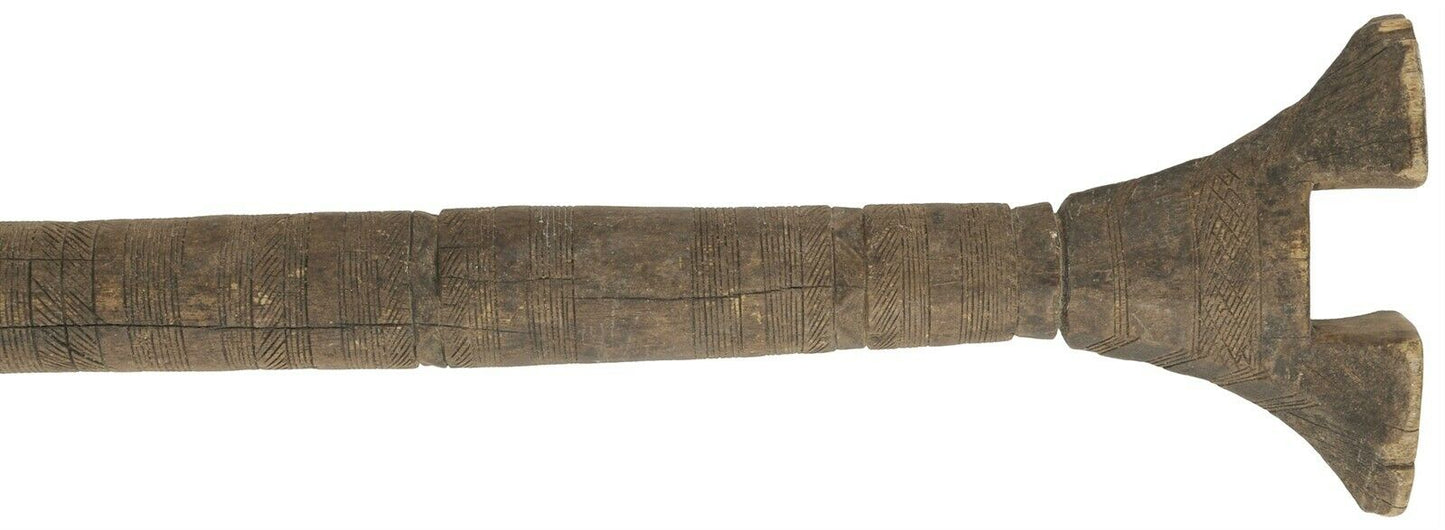 Τουαρέγκ ξύλινος στύλος σκηνής Αφρικανικός αυθεντικός παλιός νομάδας της Σαχάρας Νίγηρας Μάλι - Tribalgh