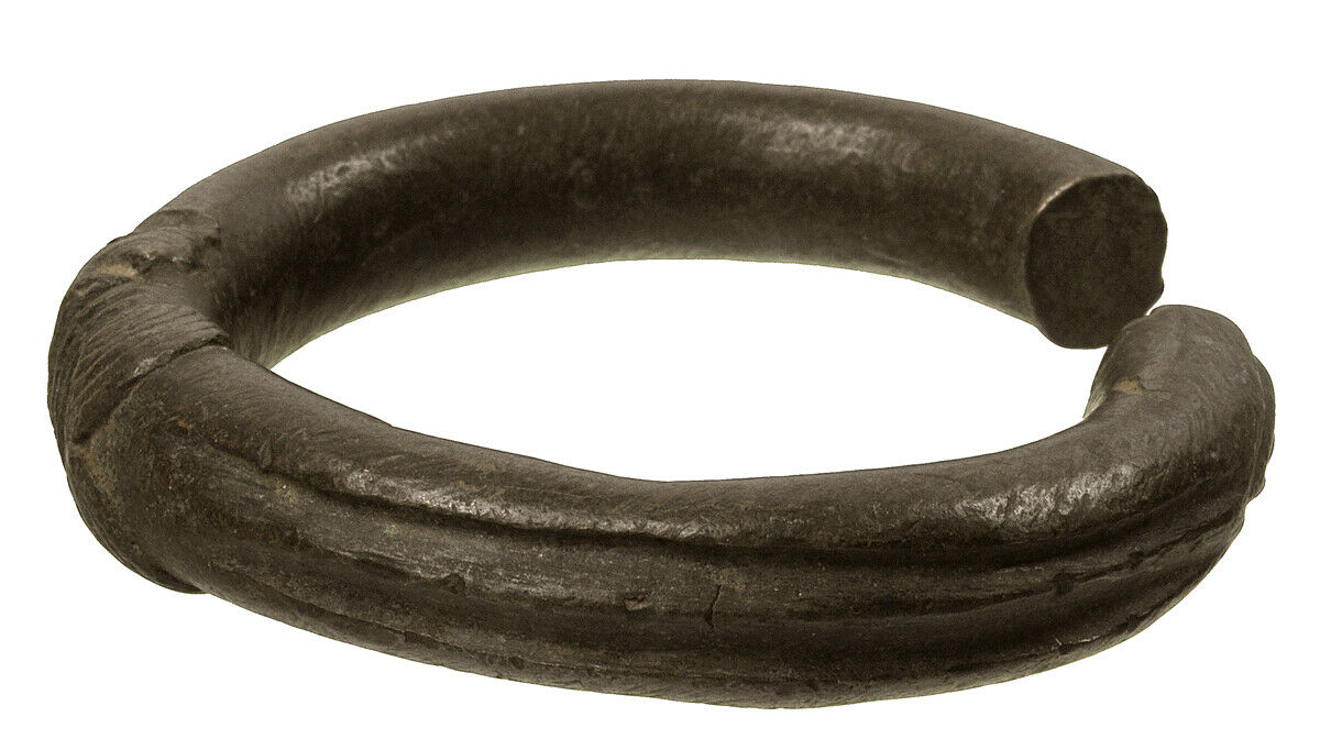 Antique African Brass Bronze bracelet currency Akan Fulani Ghana West Africa Art - Tribalgh