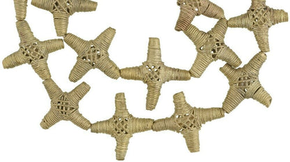 Handmade brass beads Ghana Ashanti Akan bronze casting lost wax African trade - Tribalgh