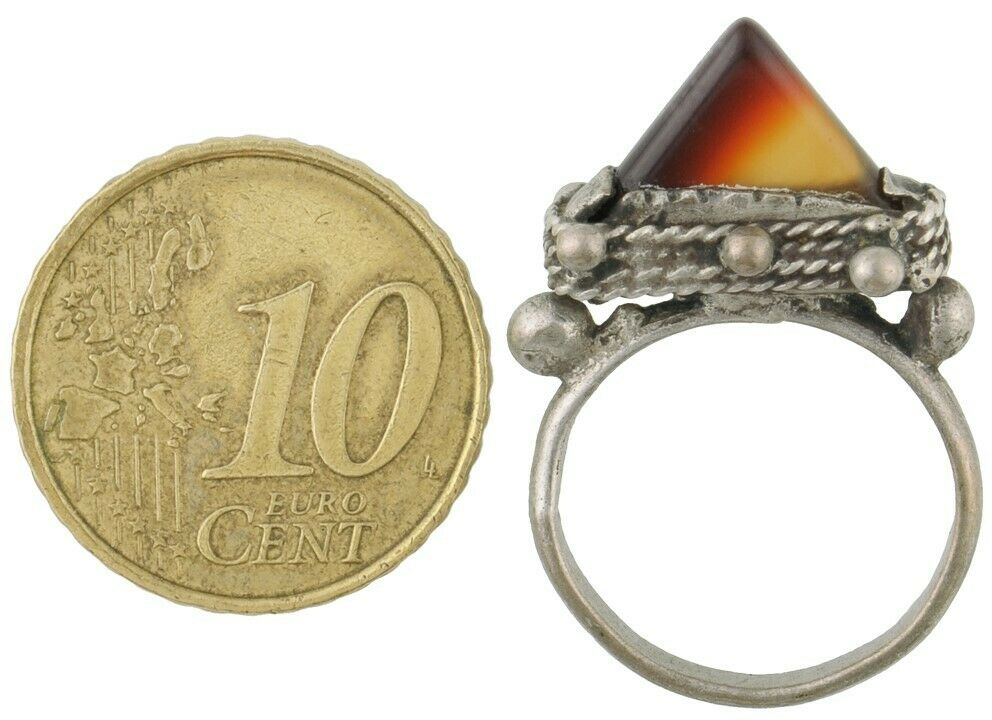 Old Tuareg Ring silver jewelry African Ethnic Art Niger Nigeria Mali West Africa - Tribalgh