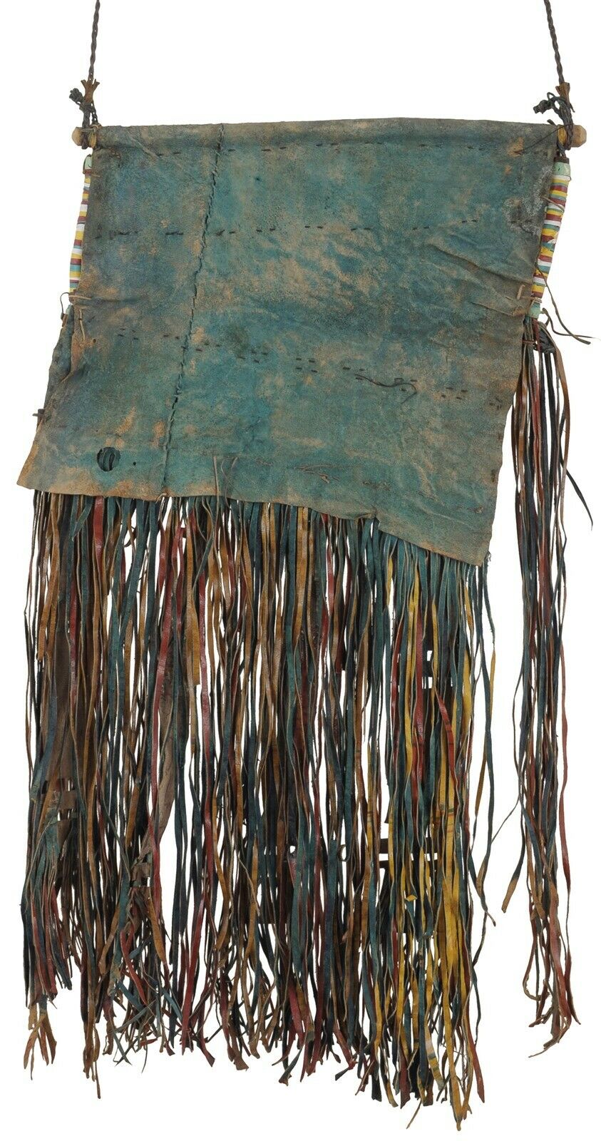 Old African Art Tuareg leather tent decor panel Mali Niger Sahara desert Ethnic - Tribalgh