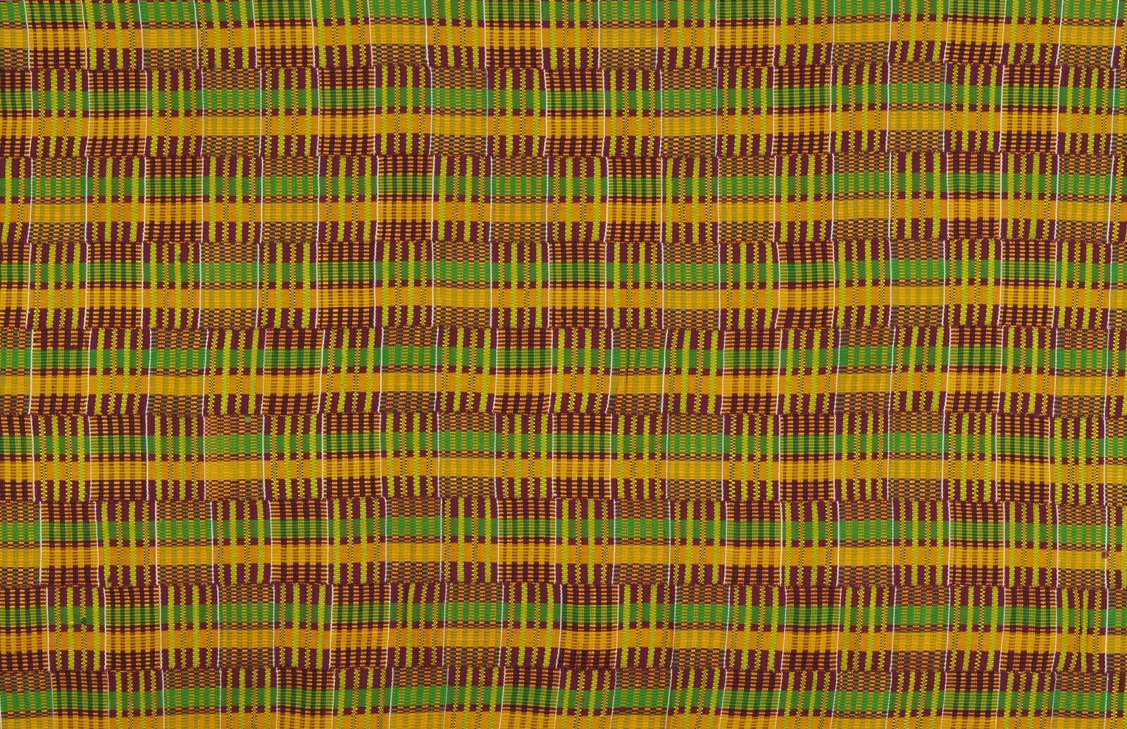African Kente hand woven cloth Ashanti Asante Akan home decoration textile Ghana - Tribalgh