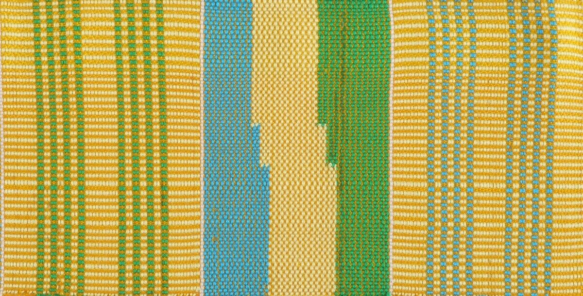 African Kente Cloth stahl handgewebten Schal aus Ghana Ashanti Stoff neue Schärpe - Tribalgh