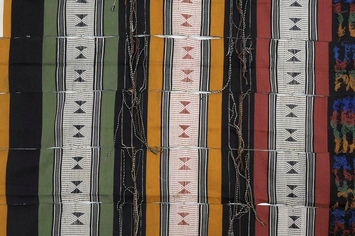 Ancien tissu africain Djerma Niger textile tissé à la main couverture de mariage du désert du Sahara - Tribalgh