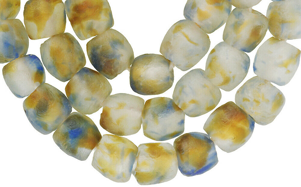 Trade Beads Αφρικανικό γυαλί σε σκόνη Krobo beads Γκάνα ανακυκλωμένο γυαλί σε σκόνη - Tribalgh
