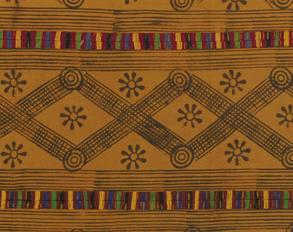 Adinkra Symbole Ashanti Tuch Afrikanische Kunst Ghana Stoff handgestempelt Westafrika - Tribalgh