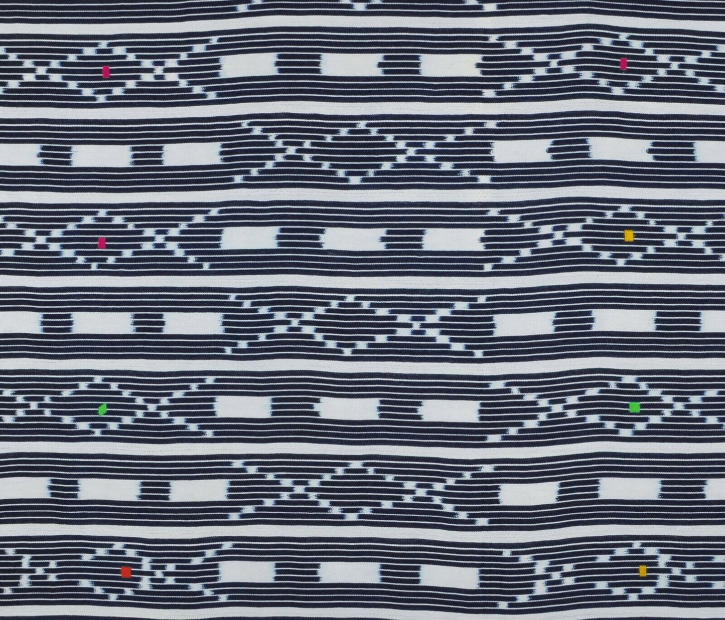 Afrikanisches handgewebtes Tuch Elfenbeinküste Vintage Baule Art Textil Heimtextilien - Tribalgh