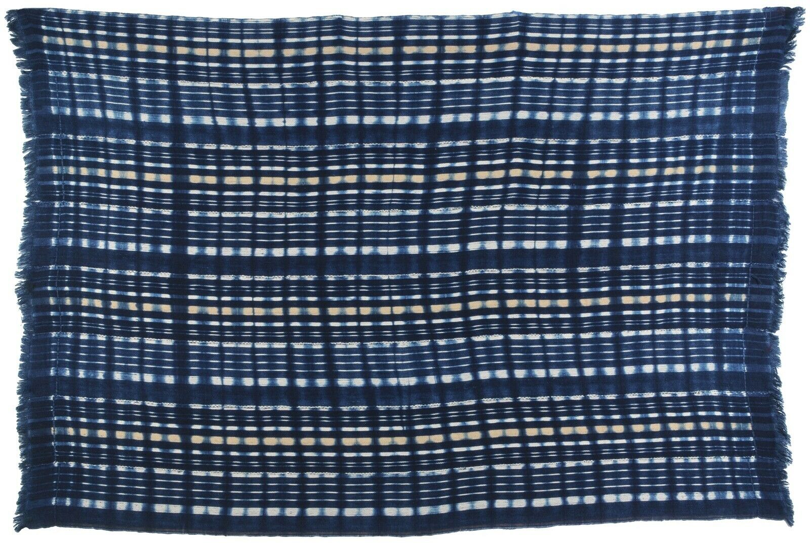 Handgewebter Stoff Textil Afrikanische Elfenbeinküste Baule Heimdekoration - Tribalgh