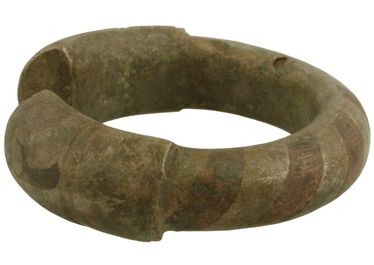 Old brass copper bracelet currency Ghana / Fulani African Ethnic Jewelry - Tribalgh